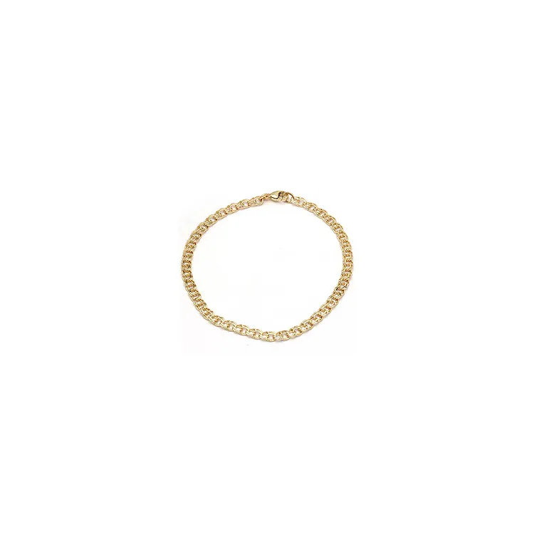 BNH Bismark-Armband aus 14 Karat Gold 17 cm x 3,5 mm