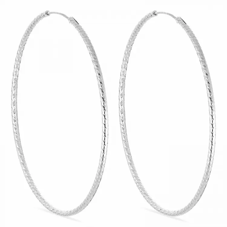 60 mm BNH Kreole in Silber