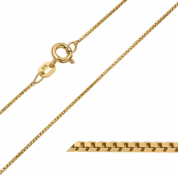 BNH Veneziahalskette aus 9 Karat Gold 42 cm x 0,6 mm 