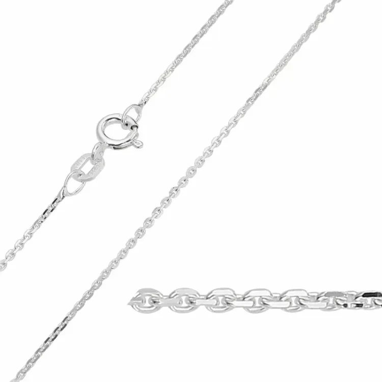 BNH Anker facet armband aus Silber 21 cm x 1,1 mm