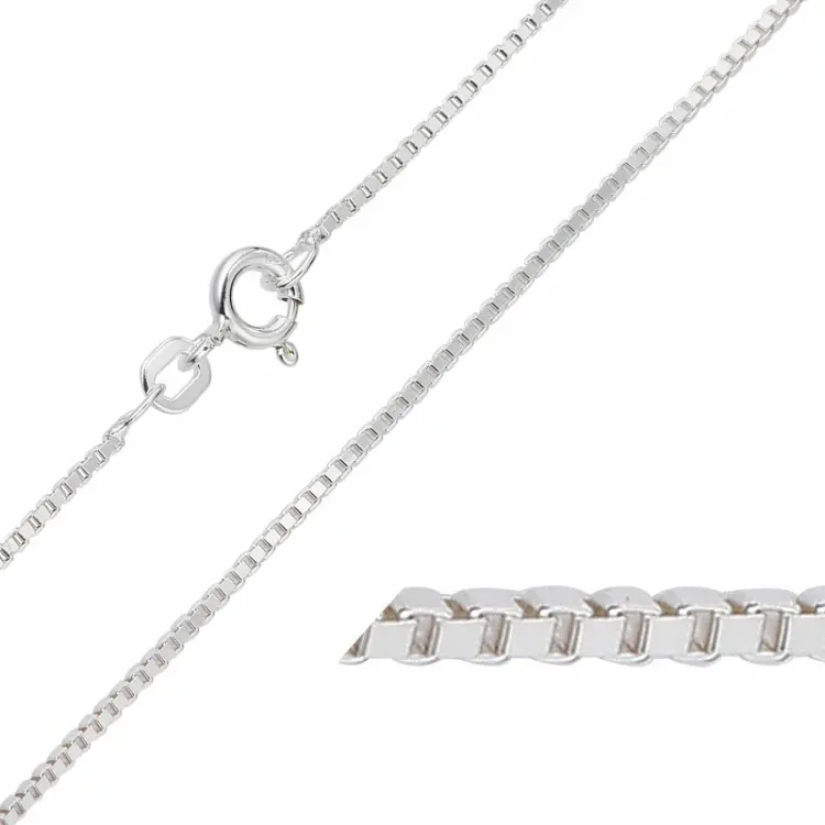 BNH veneziaarmband aus Silber 18,5 cm x 1,2 mm