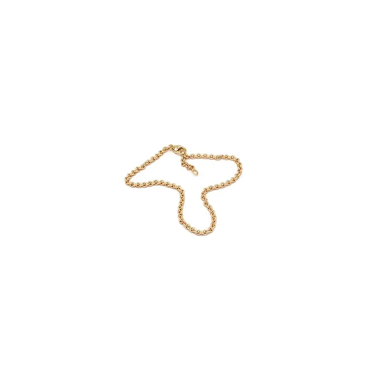 BNH Fußkette aus 14 Karat Gold 24-26 cm x 3,1 mm