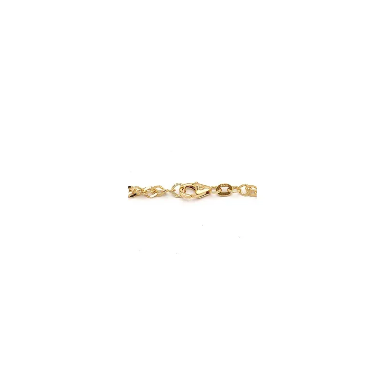 BNH Singapore Armband aus 14 Karat Gold 17 cm x 2,3 mm