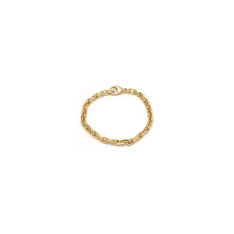 BNH Anker facet armband aus 14 Karat Gold 18,5 cm x 5,0 mm