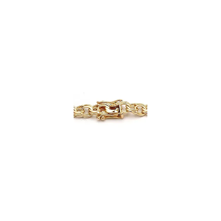 BNH Bismark-Armband aus 14 Karat Gold 18,5 cm x 6,1 mm