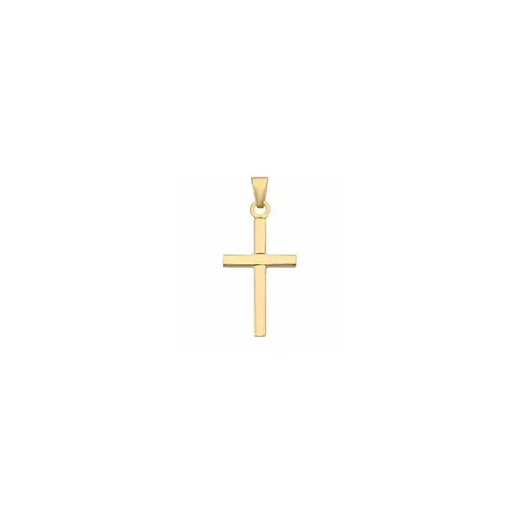 13 x 21 mm Gold bnh kreuz aus 14 Karat Gold - Amoré