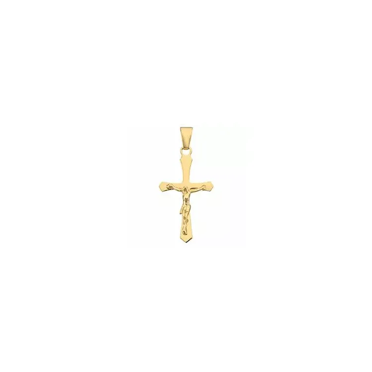 Jesus Gold bnh kreuz aus 14 Karat Gold - Amoré