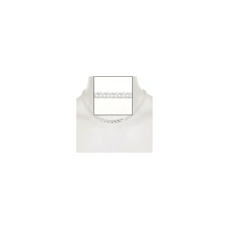 BNH bismark-Halskette aus Silber 42 cm x 6,5 mm