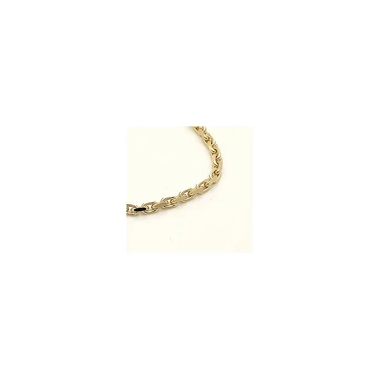 BNH Anker facet halskette aus 8 Karat Gold 38 cm x 1,4 mm