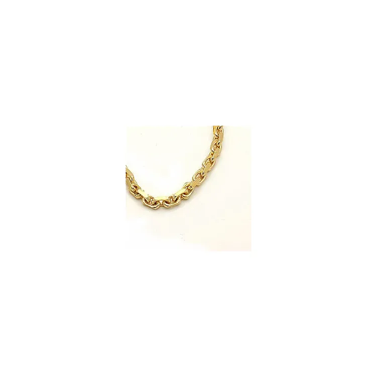 BNH Anker facet halskette aus 8 Karat Gold 60 cm x 1,6 mm