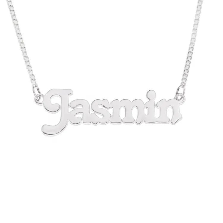 Namenshalsketten in Silber - My Letter