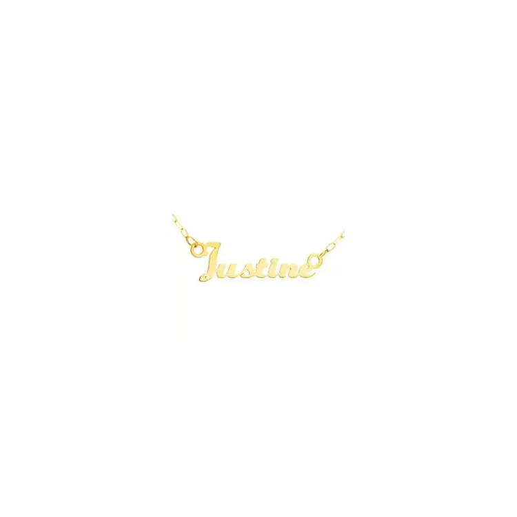 Namenskette mit Anhänger in 9 Karat Gold - My Letter