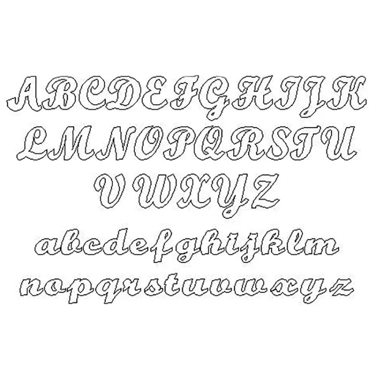 Namenskette mit Anhänger in 9 Karat Gold - My Letter