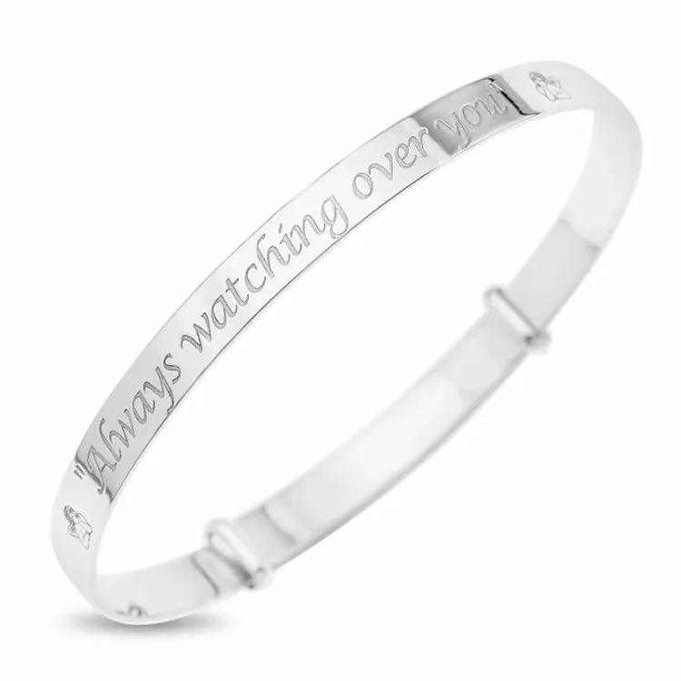 Kinder Armband mit Name in Silber - My Letter