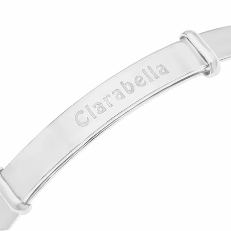 Kinder Armband mit Name in Silber - My Letter