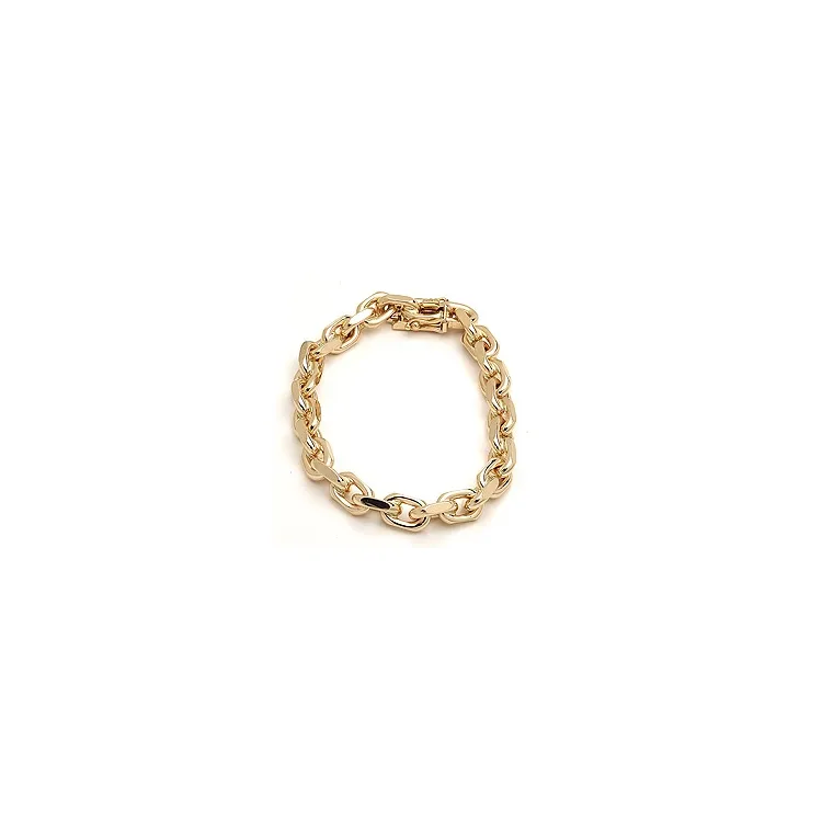 BNH Anker facet armband aus 8 Karat Gold 18,5 cm x 7,5 mm