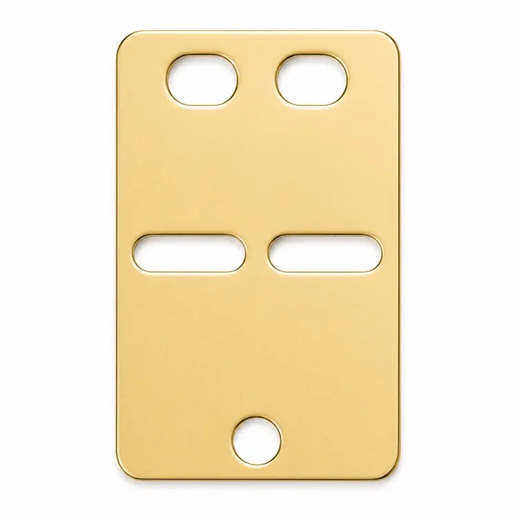 ID-Blech aus 8 Karat Gold