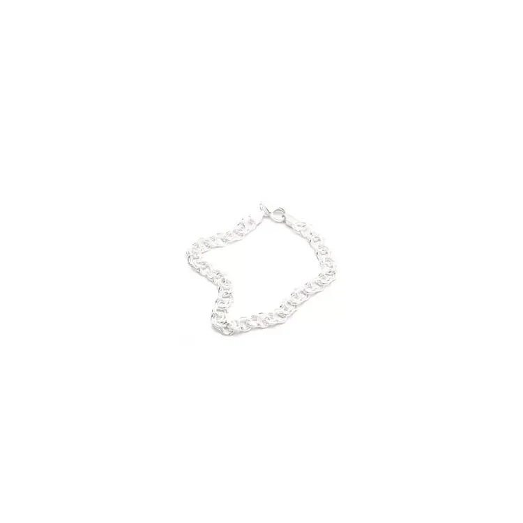 BNH Bismark-Armband aus Silber 17 cm x 6,5 mm