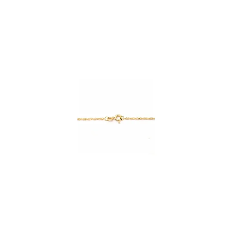 BNH Singapore Halskette aus 14 Karat Gold 38 cm x 1,5 mm