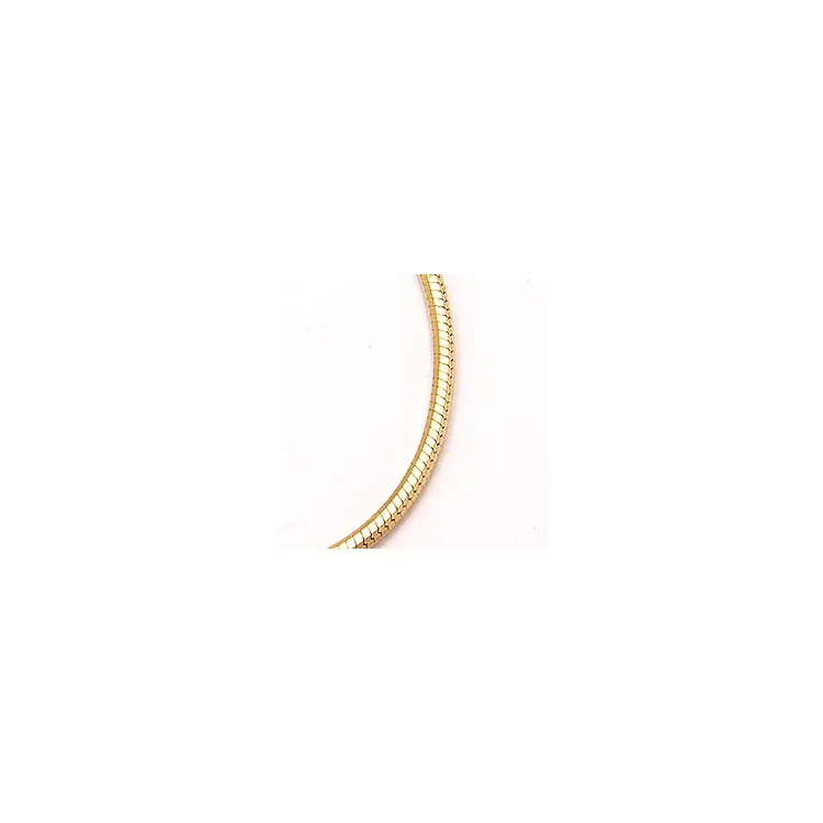 BNH Schlangenhalskette aus 14 Karat Gold 42 cm x 1,2 mm