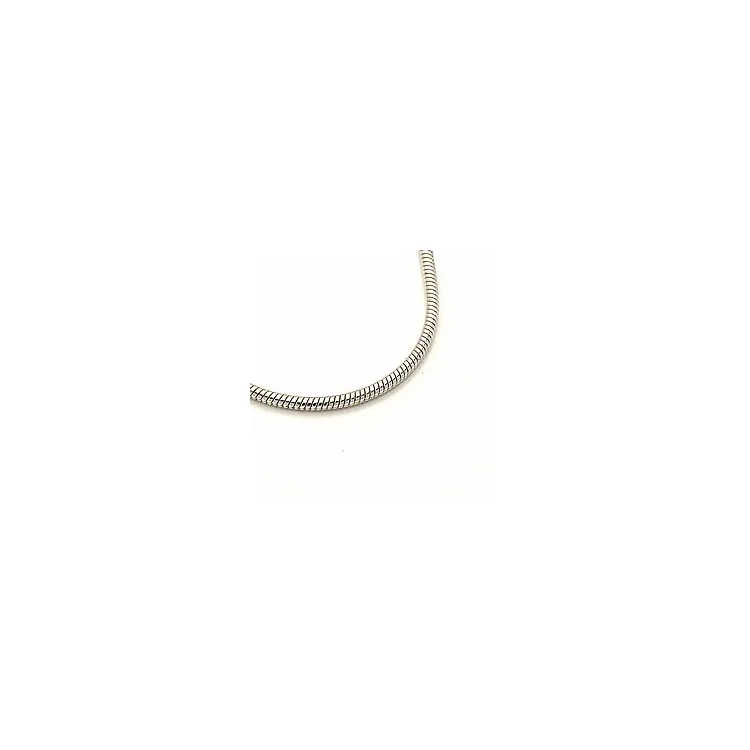 Schlangenkette aus 14 Karat Weißgold 60 cm x 1,6 mm