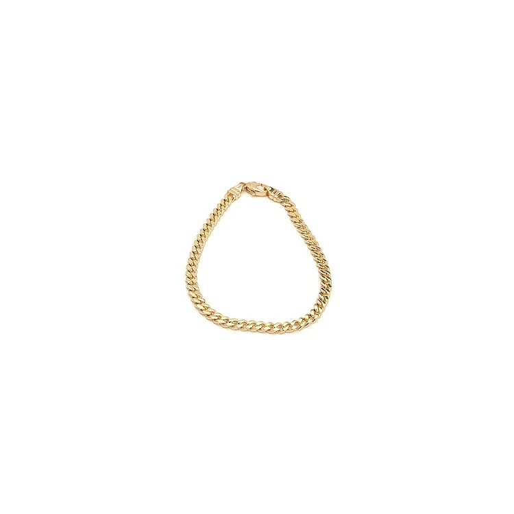 BNH Panzerarmband aus 8 Karat Gold 18,5 cm x 4,0 mm