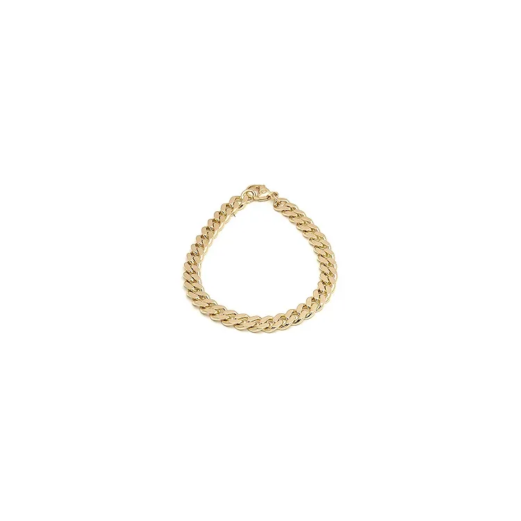 BNH Panzerarmband aus 14 Karat Gold 18,5 cm x 6,1 mm