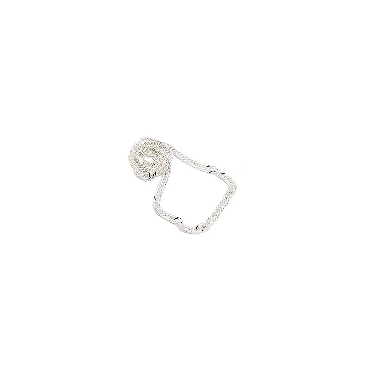 Bnh singapore halskette aus silber 42 cm x 4,7 mm