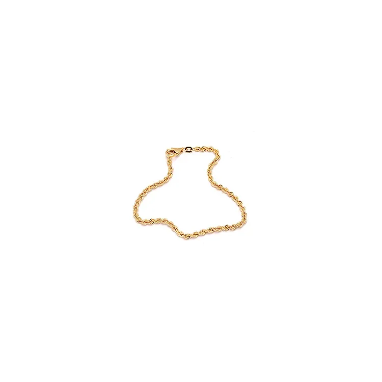 BNH cordel-Armband aus 14 Karat Gold 17 cm x 2,7 mm