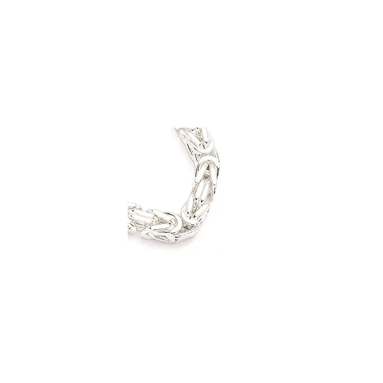 Königarmband aus Silber 21 cm x 8,0 mm