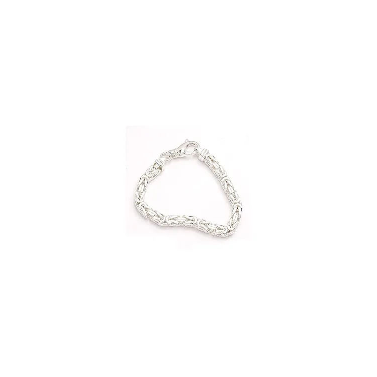 Königarmband aus Silber 23 cm x 8,0 mm