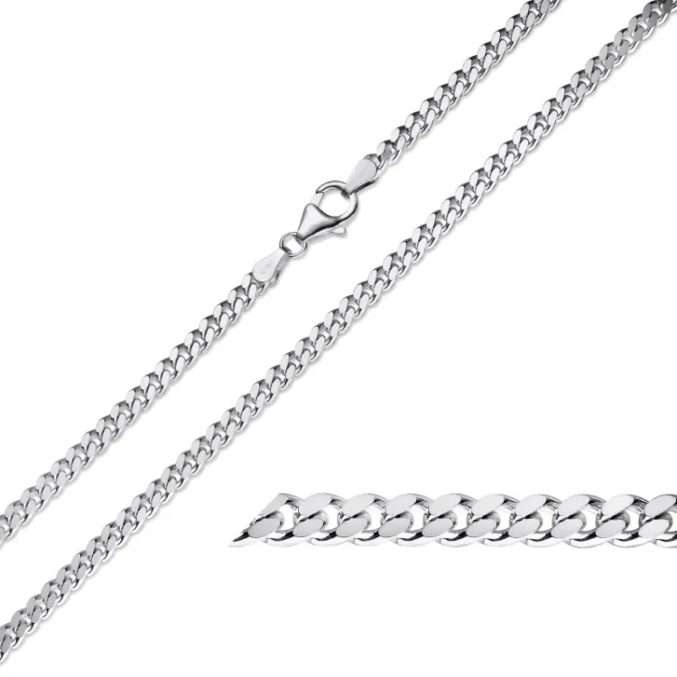 Kollektionsmuster BNH Panzerarmband aus Silber 21 cm x 3,3 mm