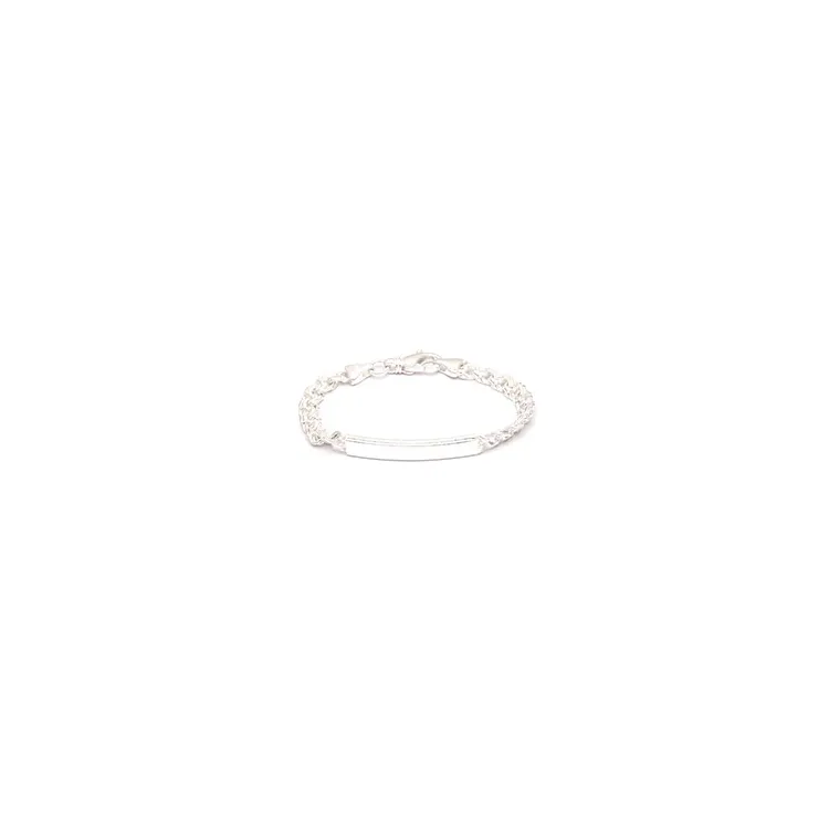 BNH Bismark-Armband aus Silber 14 cm x 5,0 mm