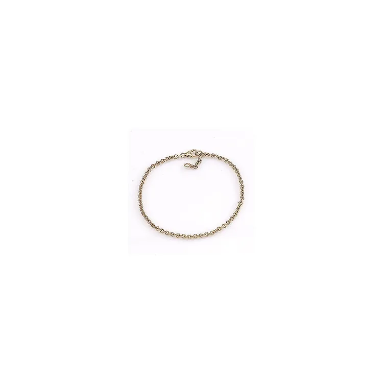 BNH Fußkette aus 14 Karat Gold 24-26 cm x 2,7 mm