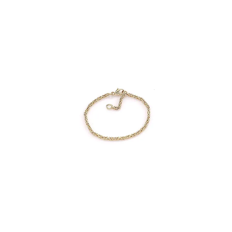 BNH Fußkette aus 14 Karat Gold 24-26 cm x 1,8 mm