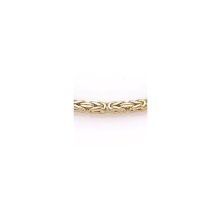 BNH Fußkette aus 14 Karat Gold 24-26 cm x 1,8 mm