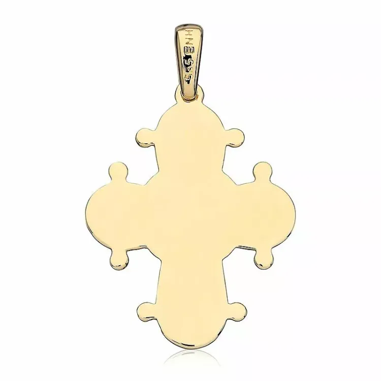 21 x 25 mm Gold Dagmarkreuz aus 14 Karat Gold - Amoré