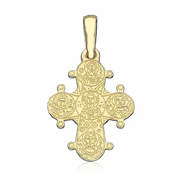 13 x 15 mm Dagmarkreuz aus 8 Karat Gold - Amoré