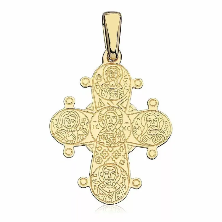 17 x 20 mm Gold Dagmarkreuz aus 8 Karat Gold - Amoré