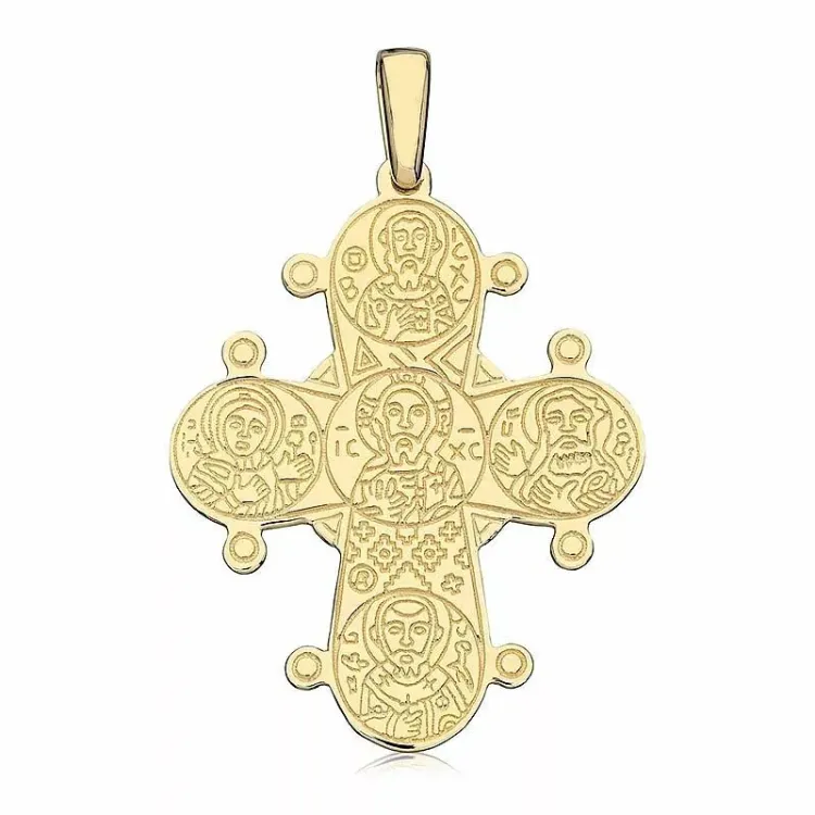 25 x 30 mm Dagmarkreuz aus 8 Karat Gold - Amoré