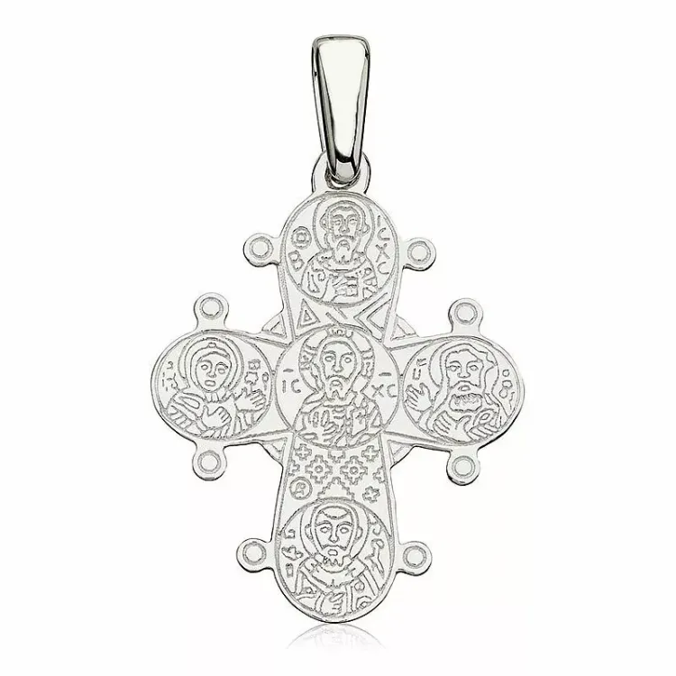 17 x 20 mm Dagmarkreuz aus Silber - Amoré