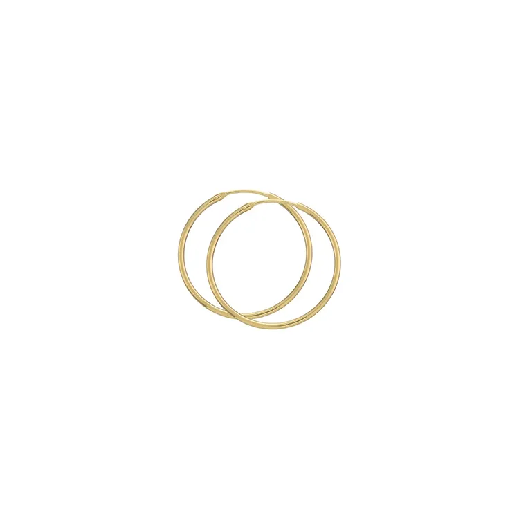 32 mm BNH Kreole in 14 Karat Gold