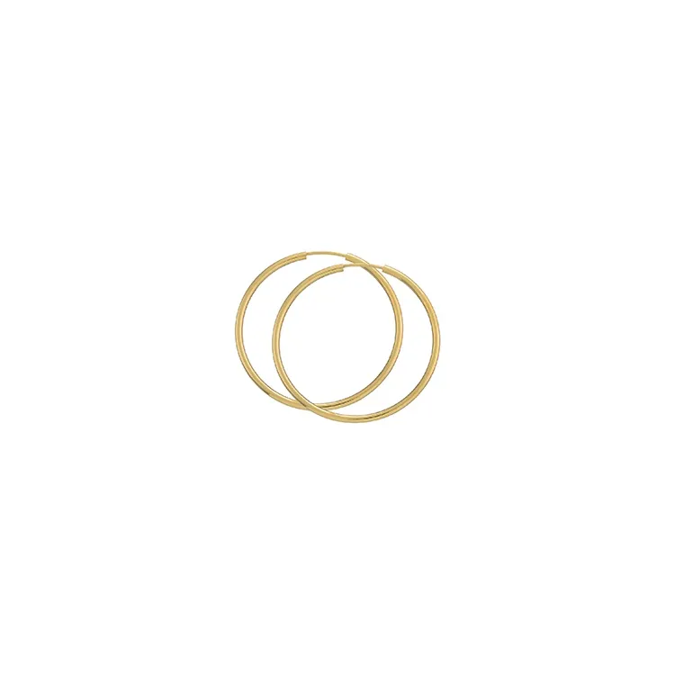 40 mm BNH Kreole in 14 Karat Gold