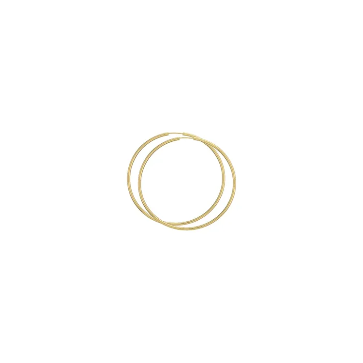 60 mm BNH Kreolenohrringe in 14 Karat Gold