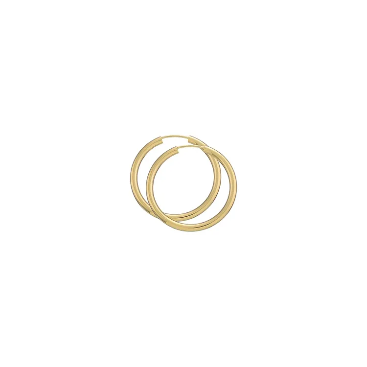 30 mm BNH Kreole in 14 Karat Gold