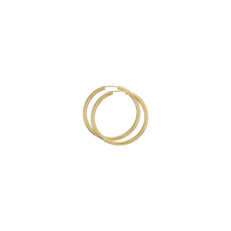 40 mm BNH Kreolenohrringe in 14 Karat Gold