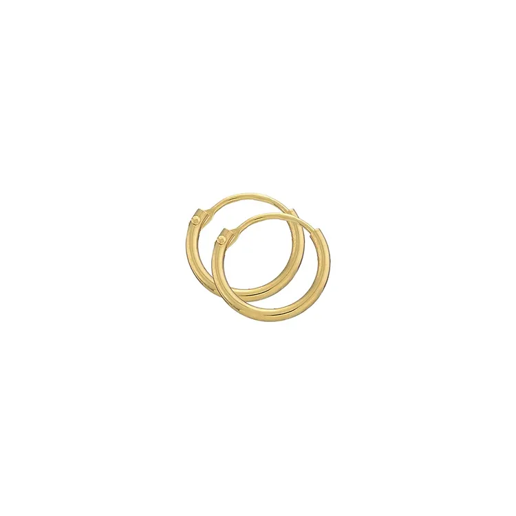 11 mm BNH Kreole in 8 Karat Gold