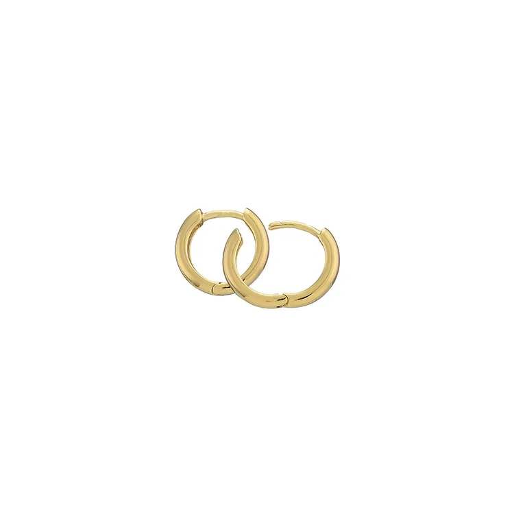 12,5 mm BNH Kreole in 14 Karat Gold