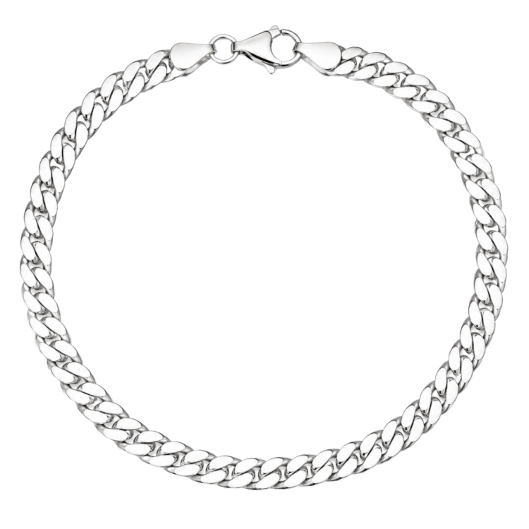BNH Panzerarmband aus Silber 17 cm x 5,4 mm