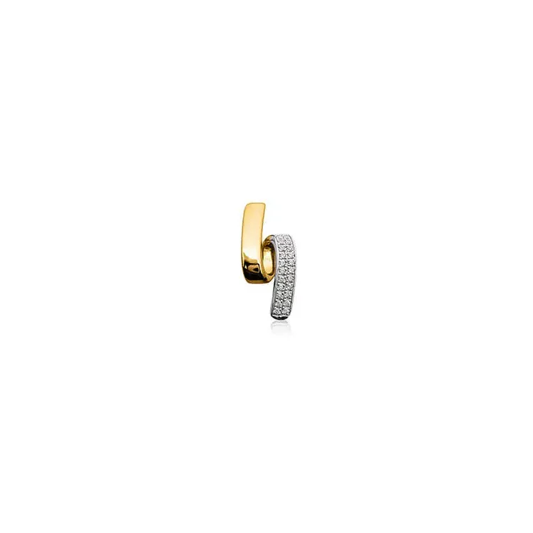 Diamant Anhänger in 14 karat Gold 0,11 ct